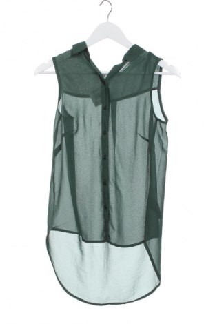 Γυναικείο πουκάμισο H&M, Μέγεθος XXS, Χρώμα Πράσινο, Τιμή 12,79 €