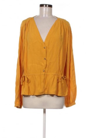 Γυναικείο πουκάμισο H&M, Μέγεθος XL, Χρώμα Κίτρινο, Τιμή 12,83 €