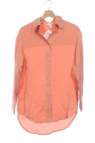 Cămașă de femei H&M, Mărime XS, Culoare Portocaliu, Preț 84,99 Lei