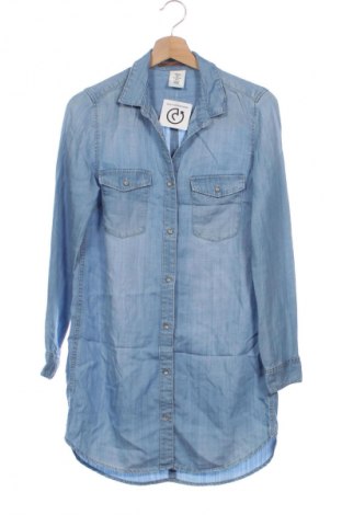 Damenbluse H&M, Größe XS, Farbe Blau, Preis 7,99 €