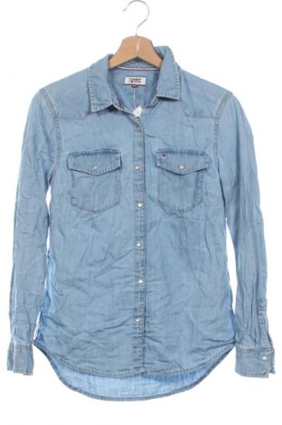 Damenbluse Tommy Jeans, Größe XS, Farbe Blau, Preis € 47,99