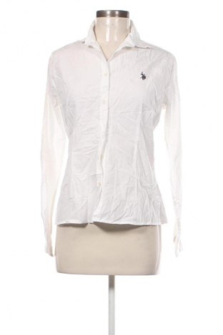 Дамска риза U.S. Polo Assn., Размер M, Цвят Бял, Цена 55,99 лв.