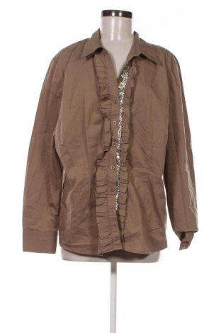 Γυναικείο πουκάμισο Unbranded, Μέγεθος XXL, Χρώμα Καφέ, Τιμή 12,83 €