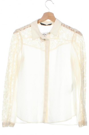Дамска риза Zara, Размер XS, Цвят Екрю, Цена 11,99 лв.