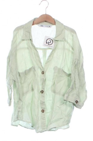 Cămașă de femei Zara, Mărime XS, Culoare Verde, Preț 76,99 Lei