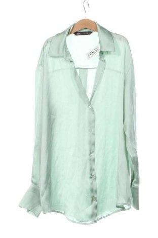 Damenbluse Zara, Größe XS, Farbe Grün, Preis 13,81 €