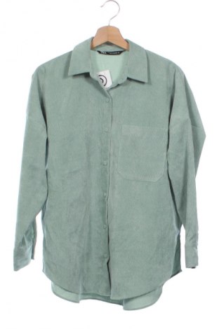 Damenbluse Zara, Größe XS, Farbe Grün, Preis € 7,99