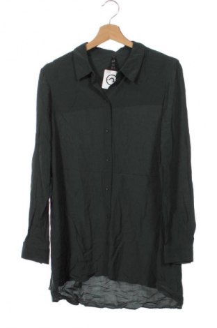 Дамска риза Zara, Размер XS, Цвят Зелен, Цена 27,99 лв.