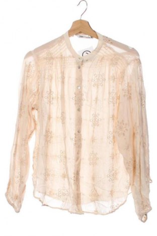 Dámská košile  Zara, Velikost XS, Barva Béžová, Cena  439,00 Kč