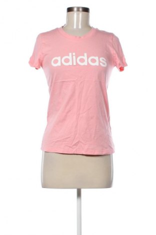 Дамска тениска Adidas, Размер S, Цвят Розов, Цена 27,00 лв.