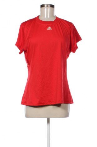 Γυναικείο t-shirt Adidas, Μέγεθος XL, Χρώμα Κόκκινο, Τιμή 7,99 €