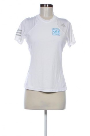 Γυναικείο t-shirt Adidas, Μέγεθος M, Χρώμα Λευκό, Τιμή 17,99 €