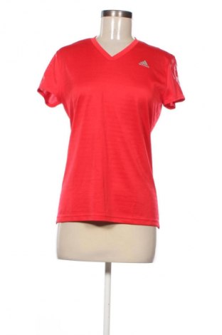Γυναικείο t-shirt Adidas, Μέγεθος M, Χρώμα Κόκκινο, Τιμή 16,99 €