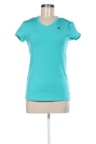 Damen T-Shirt Adidas, Größe S, Farbe Blau, Preis 18,99 €