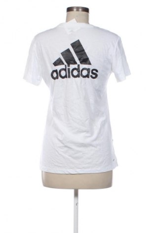 Γυναικείο t-shirt Adidas, Μέγεθος M, Χρώμα Λευκό, Τιμή 17,99 €