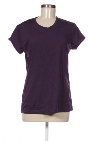 Γυναικείο t-shirt Adidas, Μέγεθος L, Χρώμα Βιολετί, Τιμή 17,99 €