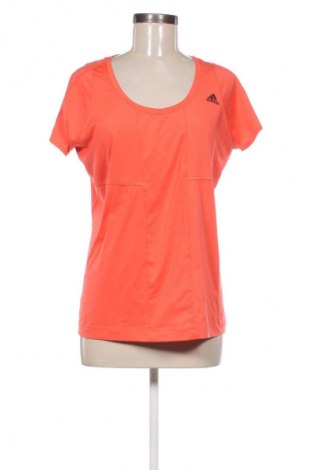 Γυναικείο t-shirt Adidas, Μέγεθος L, Χρώμα Πορτοκαλί, Τιμή 7,99 €