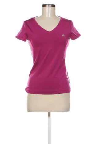 Γυναικείο t-shirt Adidas, Μέγεθος M, Χρώμα Βιολετί, Τιμή 17,99 €