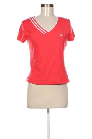 Damen T-Shirt Adidas, Größe M, Farbe Rot, Preis 18,99 €
