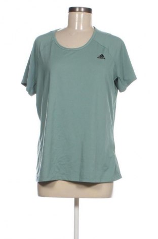Damen T-Shirt Adidas, Größe XL, Farbe Grün, Preis 18,99 €