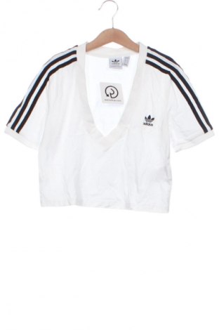 Γυναικείο t-shirt Adidas Originals, Μέγεθος XS, Χρώμα Λευκό, Τιμή 17,99 €
