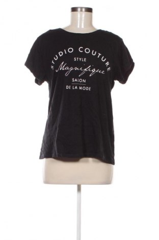 Γυναικείο t-shirt Amisu, Μέγεθος XL, Χρώμα Μαύρο, Τιμή 10,99 €