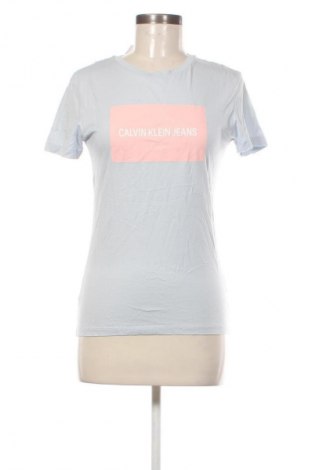 Damen T-Shirt Calvin Klein, Größe S, Farbe Blau, Preis € 23,99