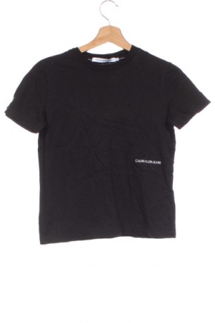 Γυναικείο t-shirt Calvin Klein Jeans, Μέγεθος XS, Χρώμα Μαύρο, Τιμή 21,99 €