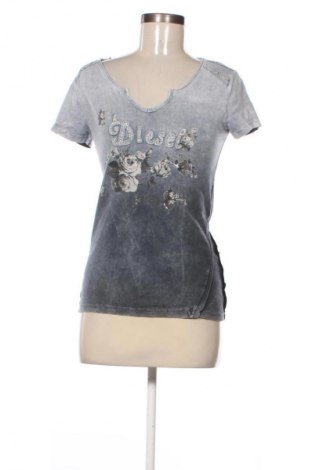 Damen T-Shirt Diesel, Größe S, Farbe Grau, Preis € 47,99