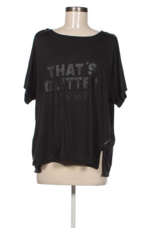 Γυναικείο t-shirt Domyos, Μέγεθος L, Χρώμα Μαύρο, Τιμή 8,99 €