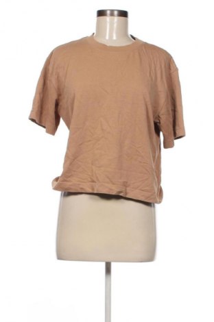 Γυναικείο t-shirt Gina Tricot, Μέγεθος M, Χρώμα Καφέ, Τιμή 3,99 €