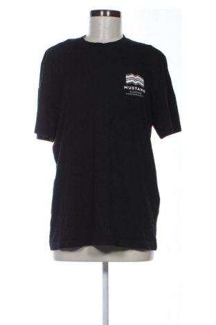 Damski T-shirt Mustang, Rozmiar M, Kolor Czarny, Cena 59,99 zł