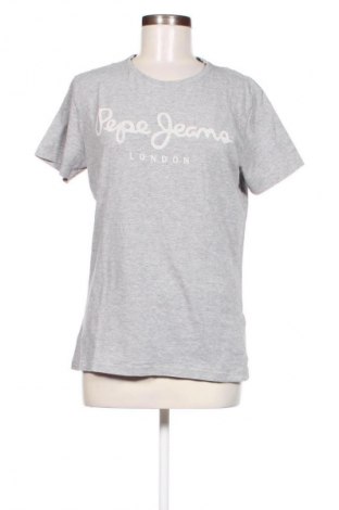 Дамска тениска Pepe Jeans, Размер M, Цвят Сив, Цена 26,98 лв.