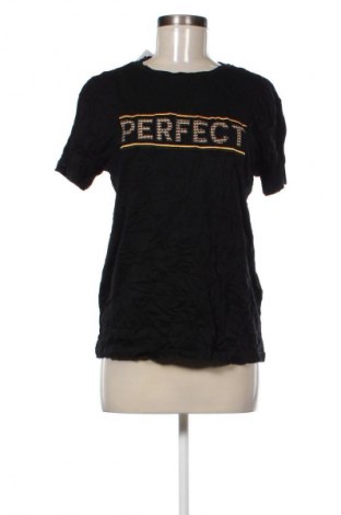 Γυναικείο t-shirt Perfect, Μέγεθος M, Χρώμα Μαύρο, Τιμή 10,99 €