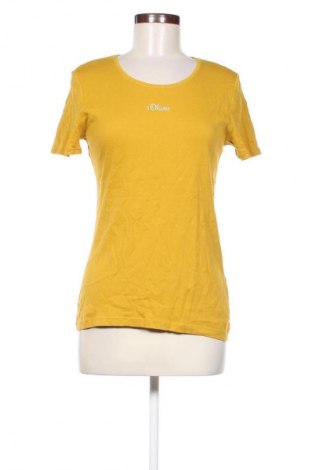 Γυναικείο t-shirt S.Oliver, Μέγεθος M, Χρώμα Κίτρινο, Τιμή 5,99 €