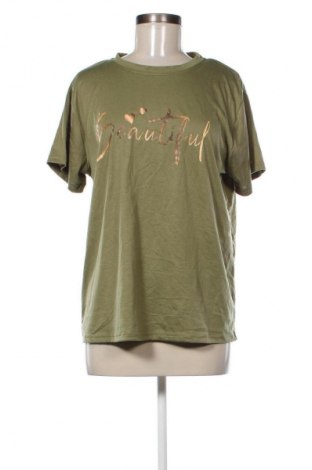 Γυναικείο t-shirt SHEIN, Μέγεθος XL, Χρώμα Πράσινο, Τιμή 4,99 €