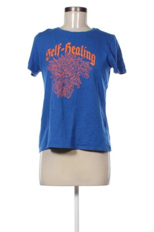 Tricou de femei Sinsay, Mărime L, Culoare Albastru, Preț 44,74 Lei