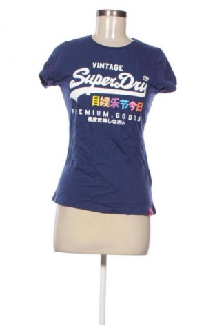 Damen T-Shirt Superdry, Größe M, Farbe Blau, Preis € 10,99