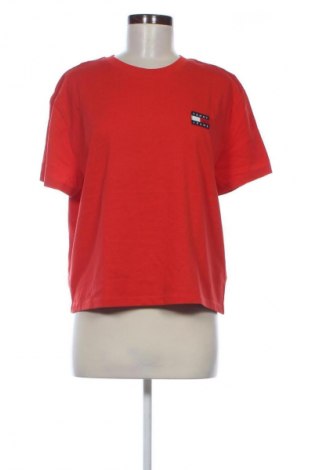 Γυναικείο t-shirt Tommy Hilfiger, Μέγεθος L, Χρώμα Κόκκινο, Τιμή 21,99 €