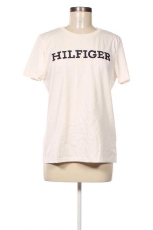 Damski T-shirt Tommy Hilfiger, Rozmiar L, Kolor ecru, Cena 384,99 zł