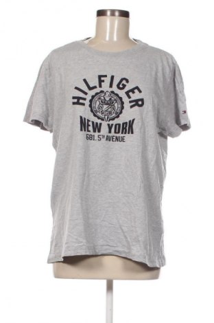 Γυναικείο t-shirt Tommy Hilfiger, Μέγεθος M, Χρώμα Γκρί, Τιμή 21,99 €