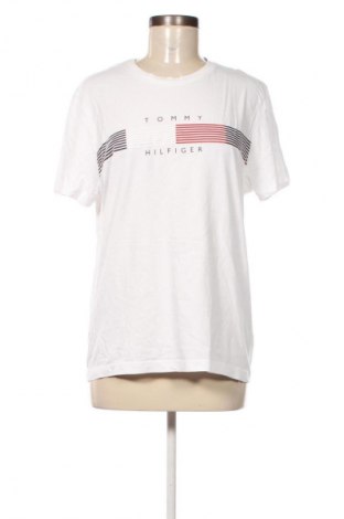 Γυναικείο t-shirt Tommy Hilfiger, Μέγεθος L, Χρώμα Λευκό, Τιμή 21,99 €