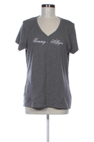 Γυναικείο t-shirt Tommy Hilfiger, Μέγεθος XL, Χρώμα Γκρί, Τιμή 21,99 €