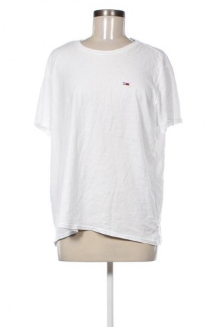 Γυναικείο t-shirt Tommy Jeans, Μέγεθος XL, Χρώμα Λευκό, Τιμή 21,48 €