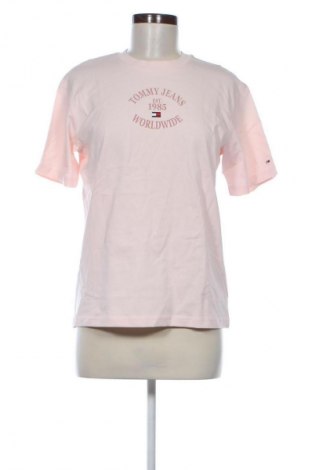 Γυναικείο t-shirt Tommy Jeans, Μέγεθος S, Χρώμα Ρόζ , Τιμή 45,99 €