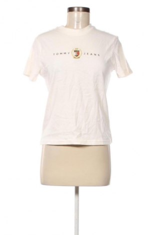Γυναικείο t-shirt Tommy Jeans, Μέγεθος S, Χρώμα Λευκό, Τιμή 43,99 €