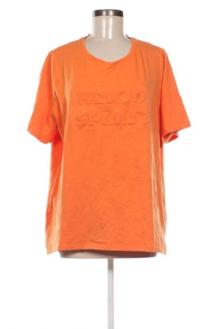 Damen T-Shirt Ulla Popken, Größe XXL, Farbe Orange, Preis € 12,99