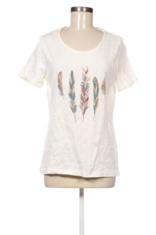 Γυναικείο t-shirt Unbranded, Μέγεθος M, Χρώμα Εκρού, Τιμή 4,99 €
