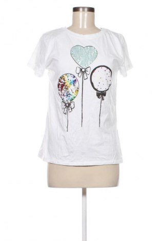 Γυναικείο t-shirt Unbranded, Μέγεθος L, Χρώμα Λευκό, Τιμή 17,99 €