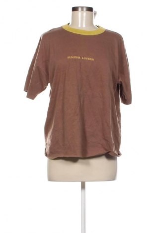 Damski T-shirt Unbranded, Rozmiar L, Kolor Brązowy, Cena 55,99 zł
